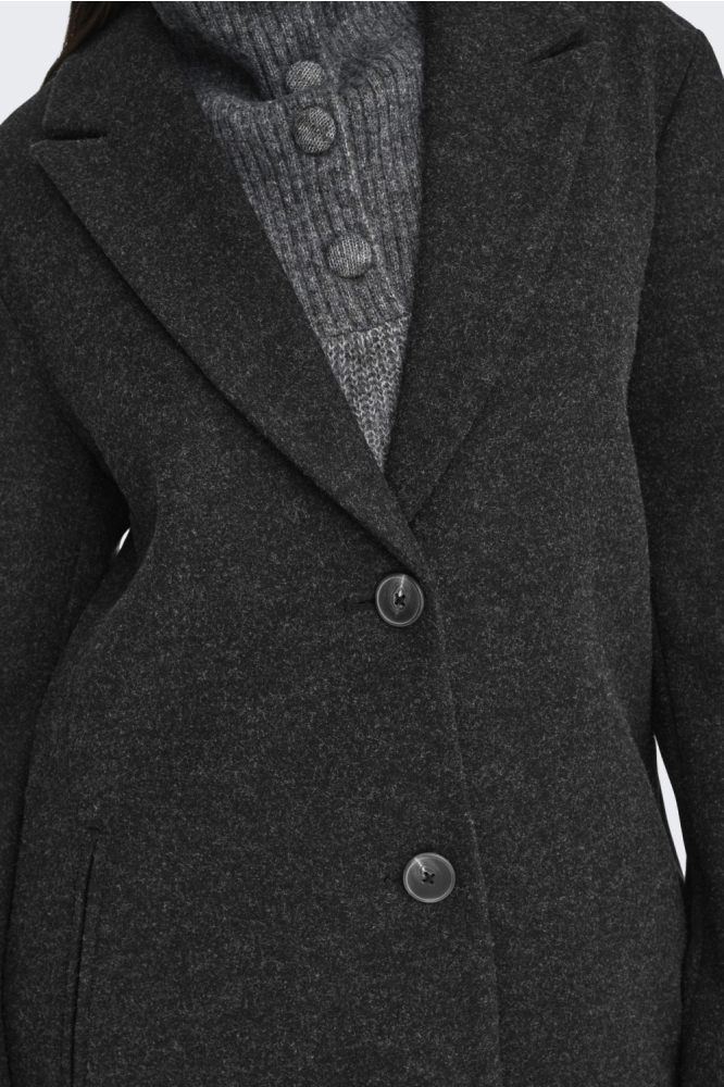 JDYECHO LIFE COAT OTW NOOS 15329959 BLACK/MELANGE
